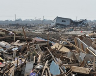 japan earthquake and tsunami zone where Kozmoz is providing aid, may 20th 2011
